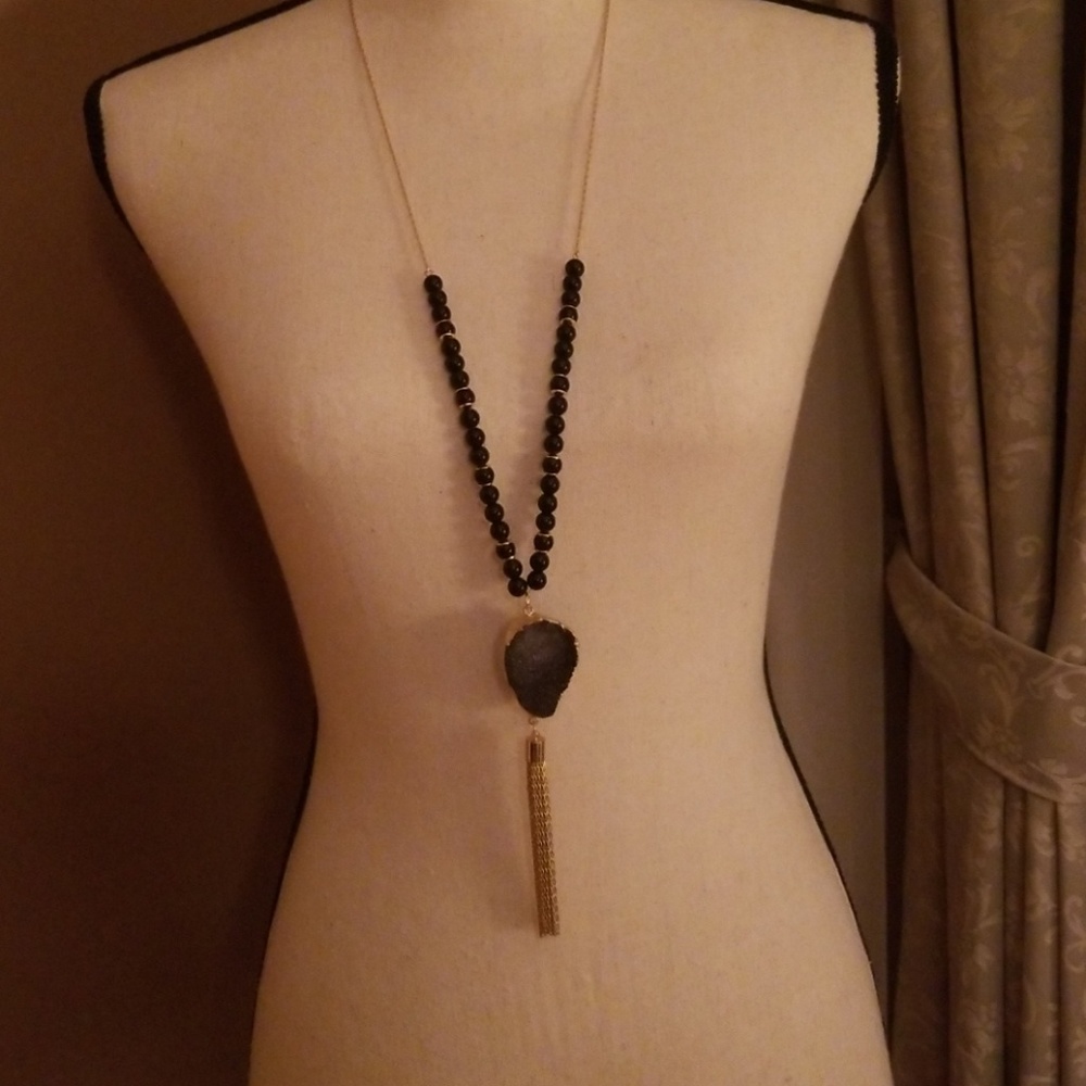 Macy's Long Fashion Necklace NWT